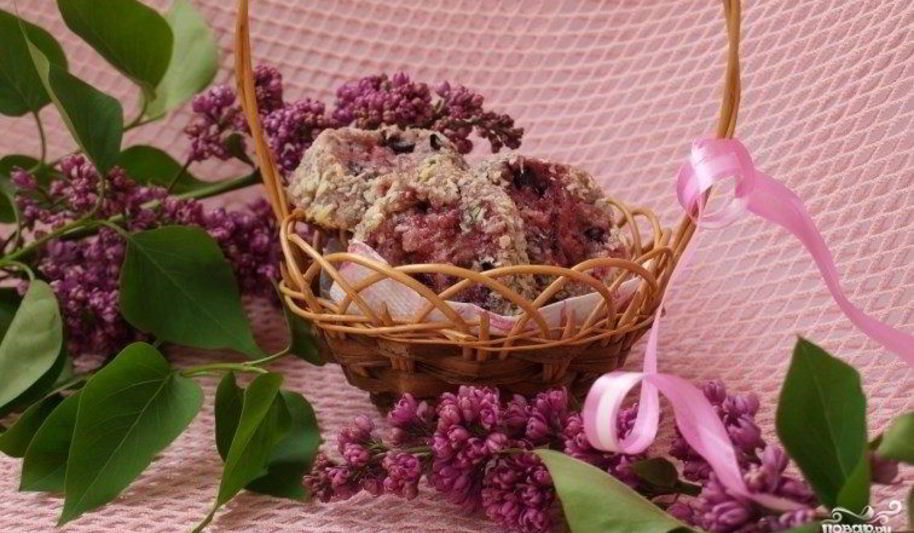 Рецепт песочное печенье со смородиной