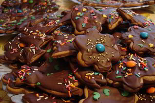 Пряное новогоднее печенье