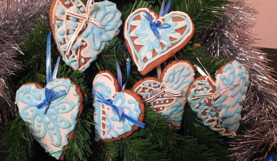 Рецепт расписное новогоднее печенье