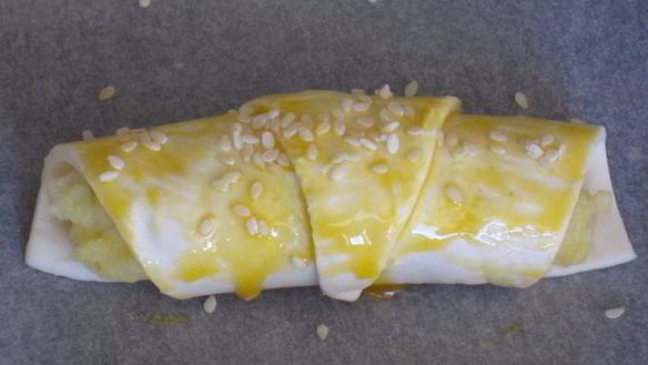 ШАГ 7. рогалики с картофелем и моцареллой