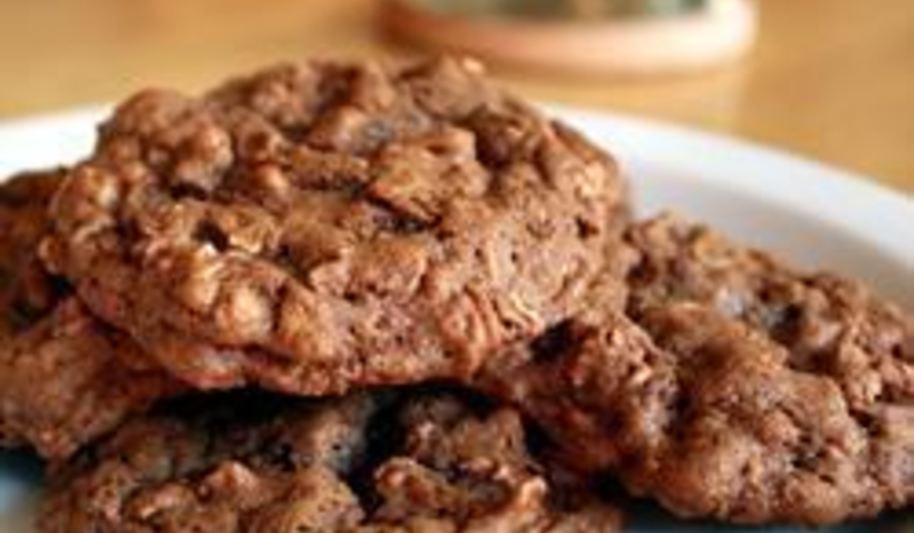 Рецепт шоколадное овсяное печенье