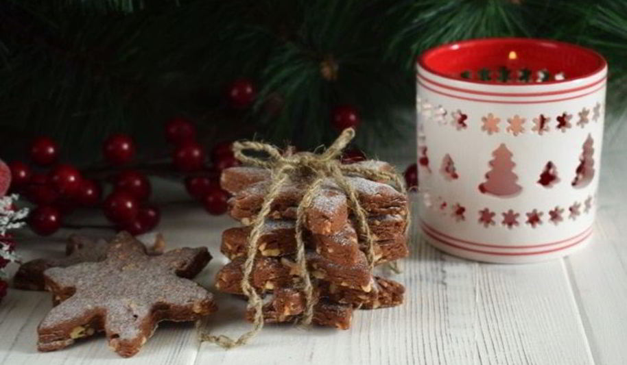 Рецепт шоколадное печенье с орехами