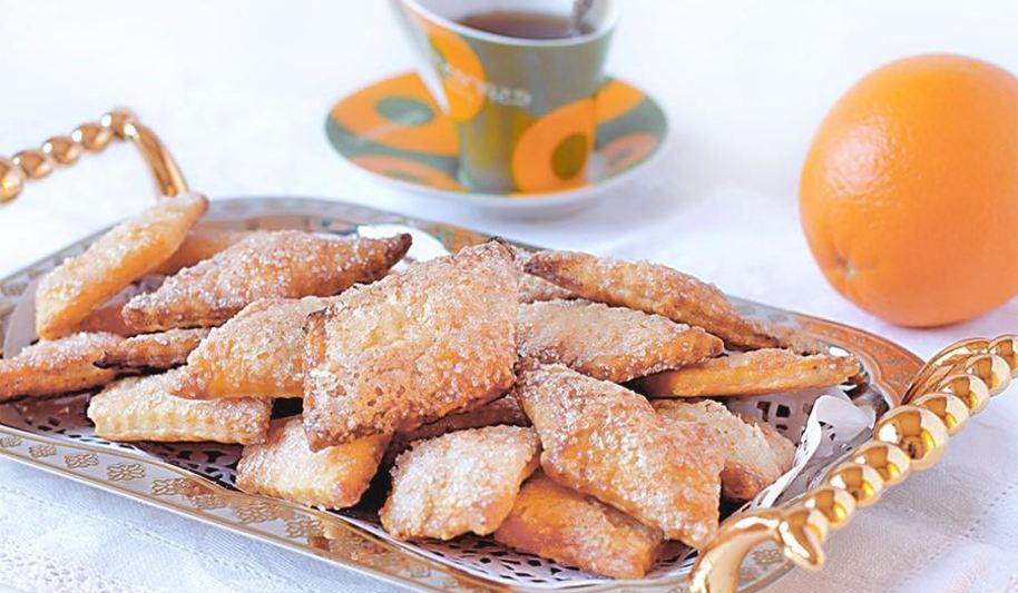 Рецепт слоеное печенье с сахаром