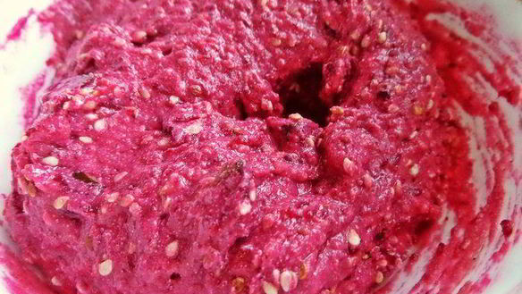 ШАГ 12. свекольно-кунжутное печенье