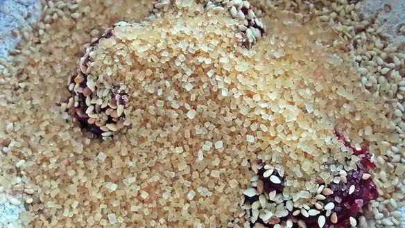 ШАГ 5. свекольно-кунжутное печенье