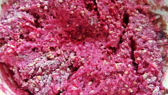 ШАГ 8. свекольно-кунжутное печенье