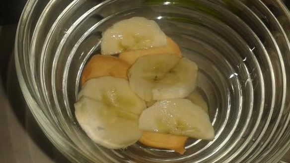 ШАГ 5. ванильный пудинг с бананом и печеньем