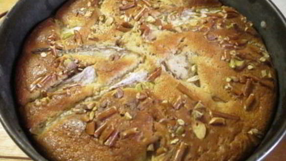 ШАГ 11. ароматный пирог с грушами