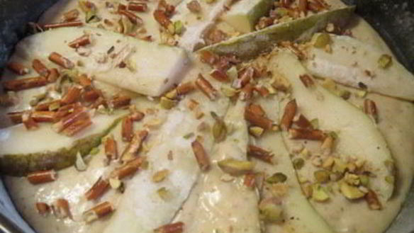 ШАГ 9. ароматный пирог с грушами