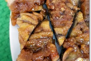 Банановый карамельный перевернутый пирог