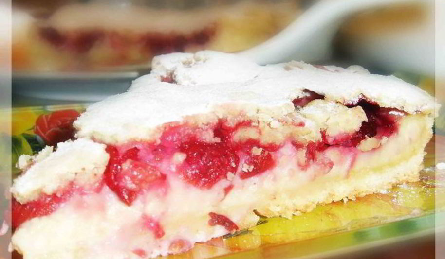 Рецепт баскский пирог с вишней
