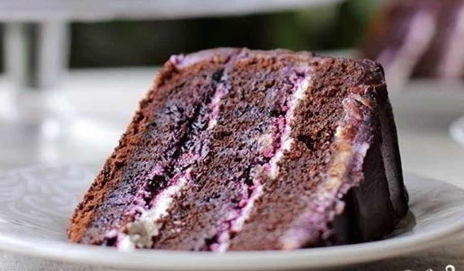 Рецепт черничный пирог с шоколадом