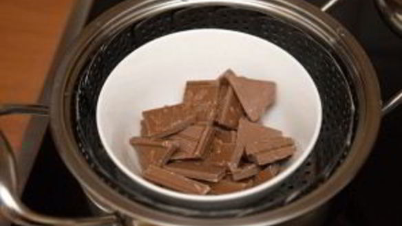 ШАГ 4. черничный пирог с шоколадом