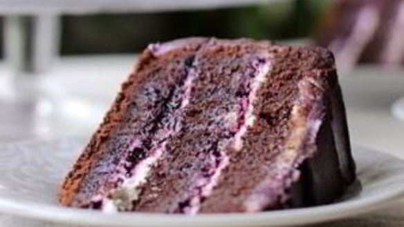 ШАГ 7. черничный пирог с шоколадом