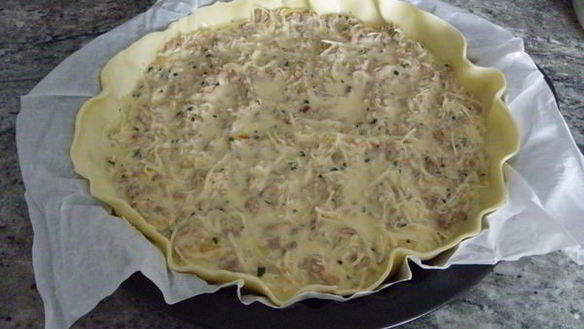 ШАГ 6. киш с тунцом