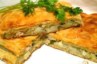 Кубете — пирог с мясом и картошкой