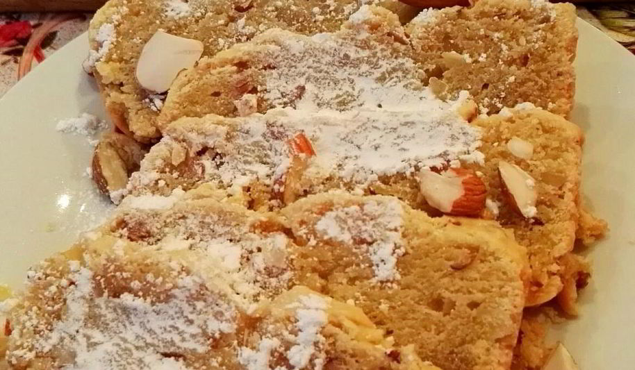 Рецепт кукурузно-ореховый пирог