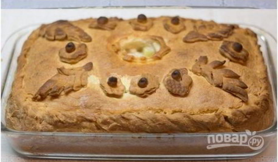 Рецепт курник на кефире