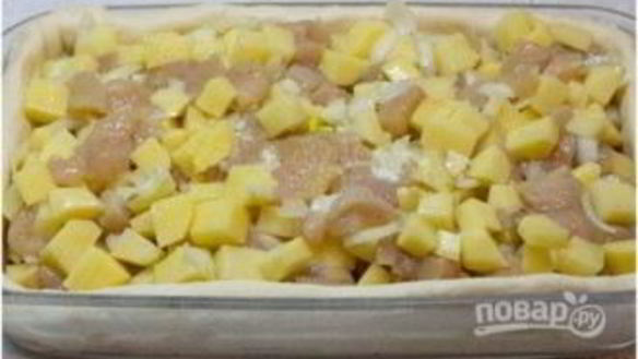 ШАГ 3. курник на кефире