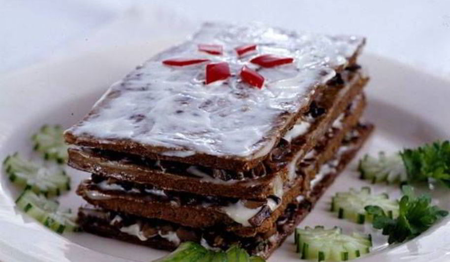 Рецепт многослойный пирог из печени