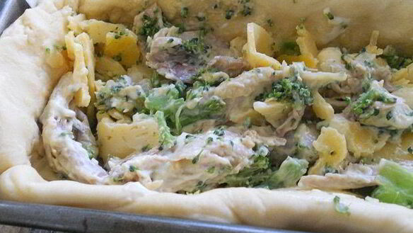 ШАГ 3. мясной пирог