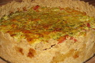 Овощной киш Осенний поцелуй