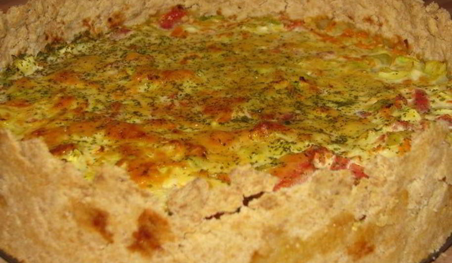 Рецепт овощной киш осенний поцелуй