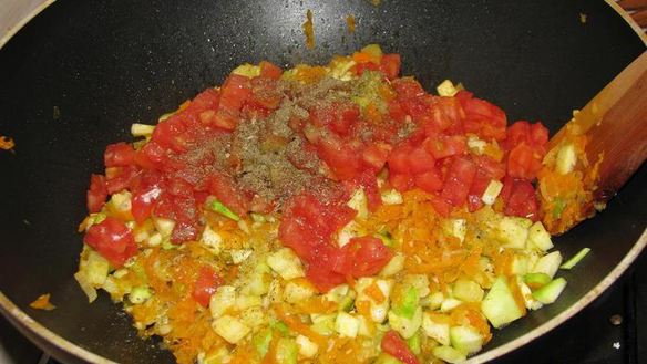 ШАГ 6. овощной киш осенний поцелуй