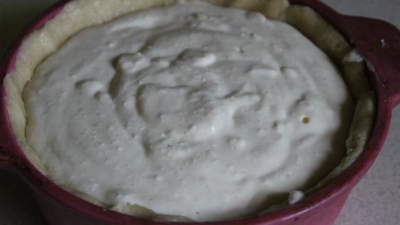 ШАГ 12. песочный пирог с творогом и хурмой