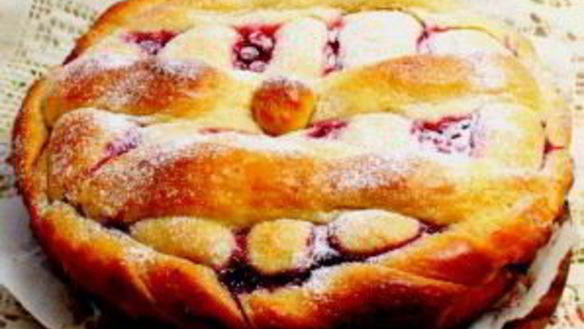 ШАГ 4. пирог дрожжевой ягодный