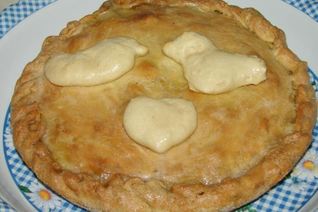 Пирог курник с грибами