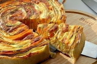 Пирог Овощная идиллия в духовке