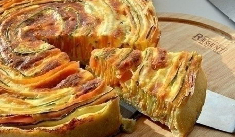 Рецепт пирог овощная идиллия в духовке