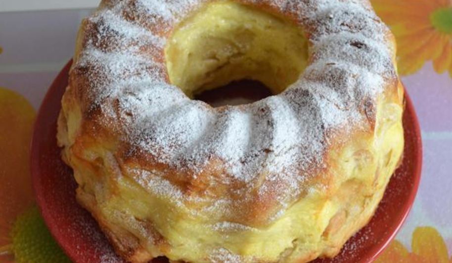 Рецепт пирог перина из яблок