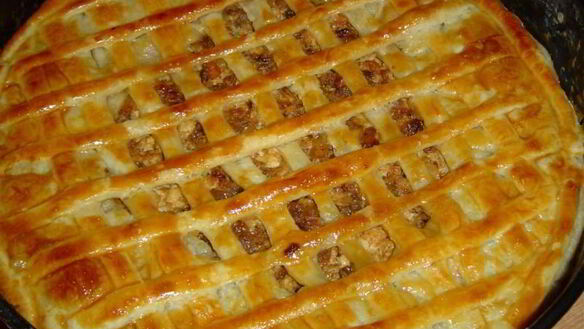 ШАГ 10. пирог с фаршем и сыром прощай талия