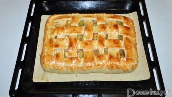 ШАГ 5. пирог с фруктами из теста без подъема