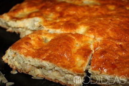 Пирог с капустой и яйцом