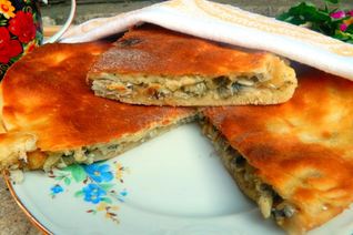 Пирог с мойвой