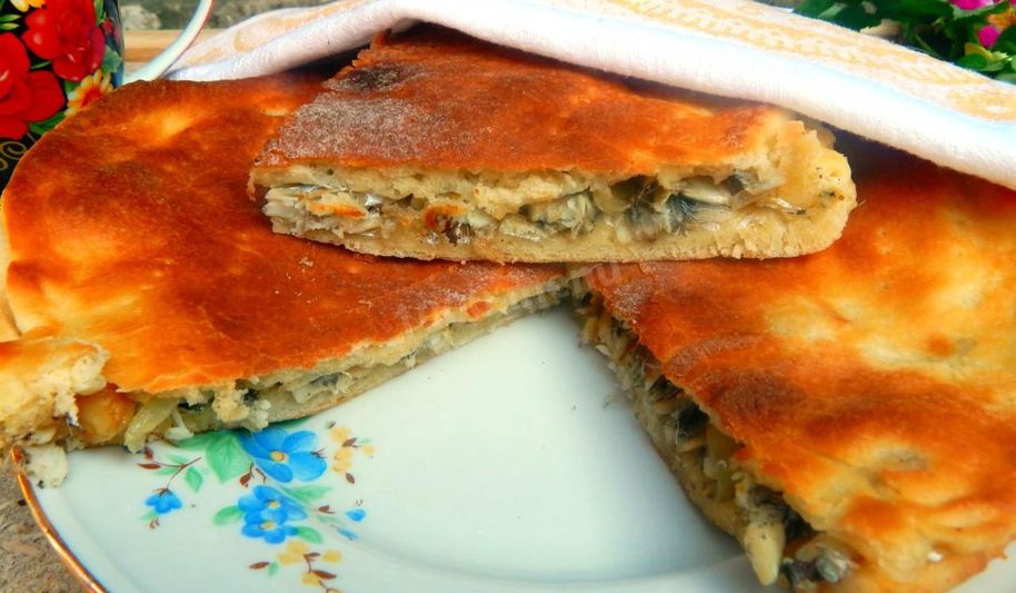 Рецепт пирог с мойвой