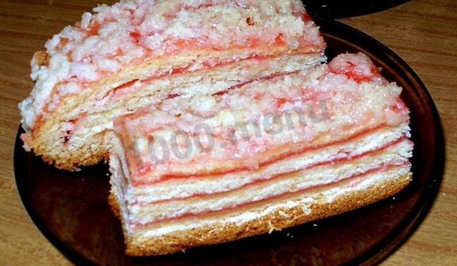 Рецепт пирог с повидлом из теста жербо