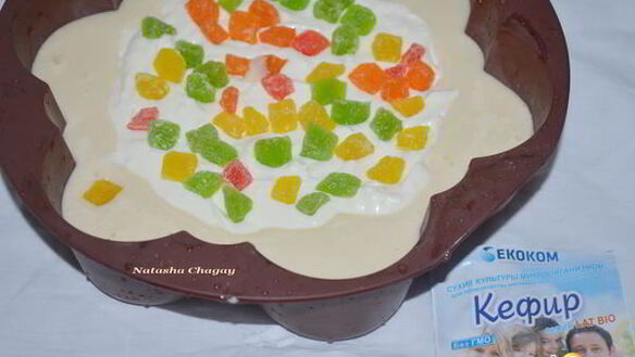 ШАГ 5. пирог с творожной начинкой