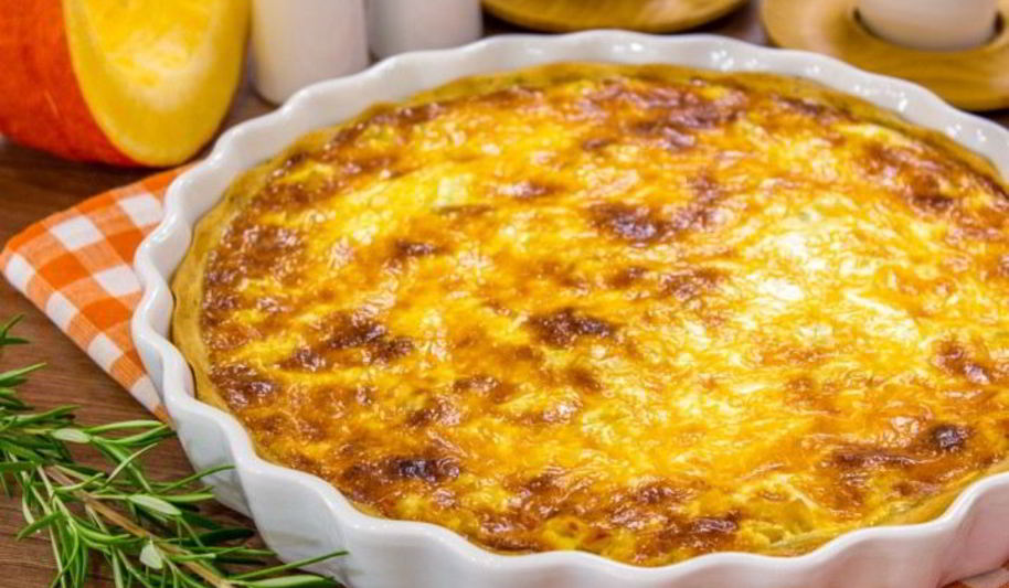 Рецепт пирог с тыквой и курицей