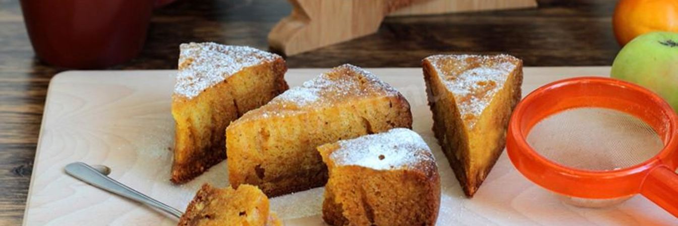 Пирог с тыквой в мультиварке