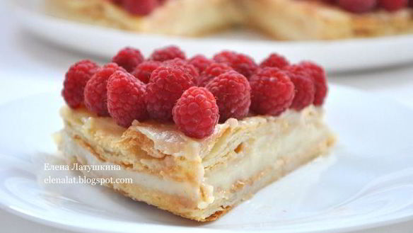 ШАГ 12. польский пирог с малиной