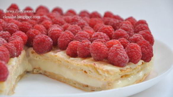 ШАГ 11. польский пирог с малиной