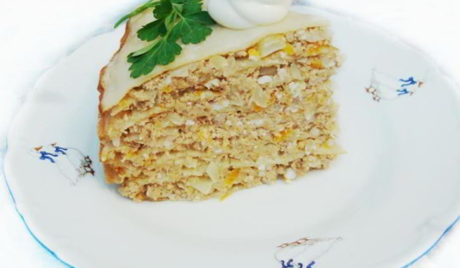 Рецепт рязанский блинчатый пирог