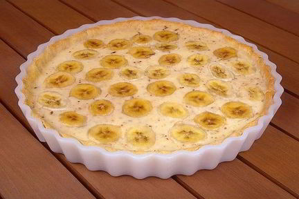 Самый быстрый банановый пирог