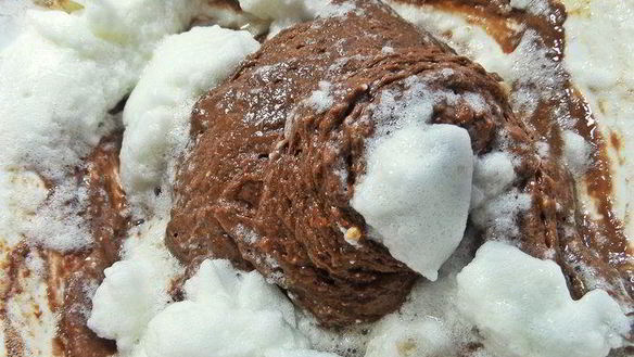 ШАГ 11. шоколадный пирог с бананами