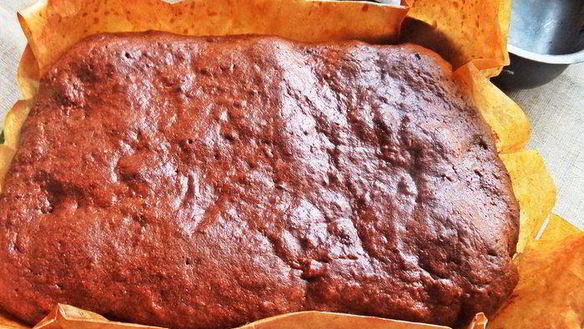 ШАГ 15. шоколадный пирог с бананами