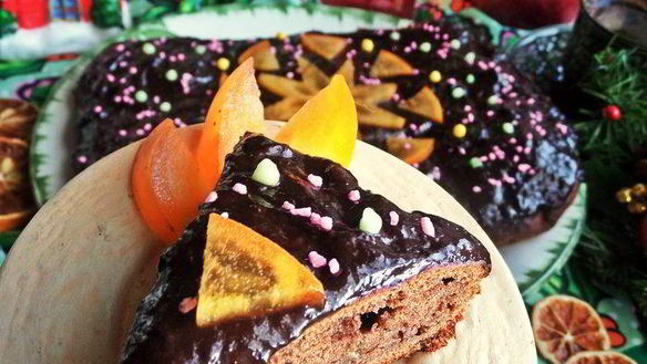 ШАГ 29. шоколадный пирог с бананами